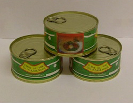 Canned Pork with Fresh Pepper 